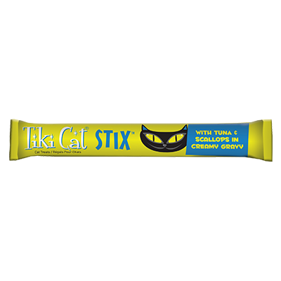 Tiki Cat - STIX - Tuna & Scallops Wet Treats For Cats
